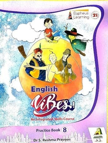 Eupheus Learning English Vibes Practice Book Class 8