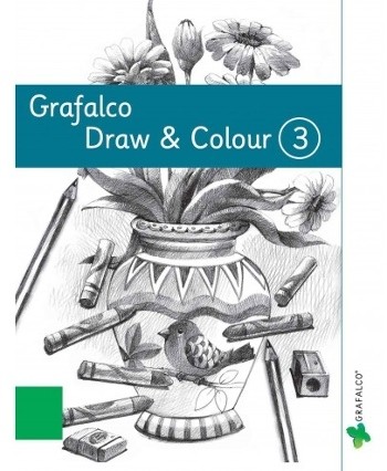 Grafalco Pre-School Draw & Colour Book 3