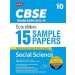 MTG CBSE ScoreMore 15 Sample Question Papers Class 10 Social Science Book For 2024 Board Exam