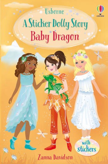 Usborne A Sticker Dolly Story Baby Dragon