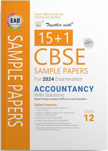 Rachna Sagar Together With CBSE Sample Papers Accountancy Class 12 for 2024 Examination
