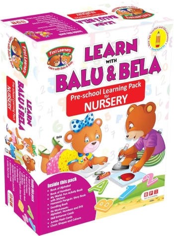 S.Chand Learn with Balu and Bela Pre-school Learning Pack for Nursery