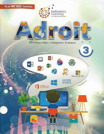 Indiannica Learning Adroit Computer Science Book 3