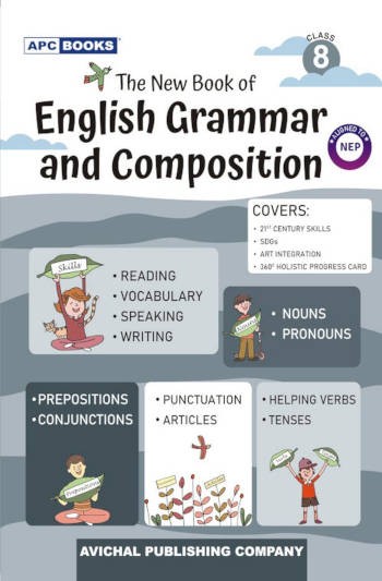 Apc The New Book of English Grammar And Composition Class 8