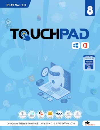 Orange Touchpad Computer Science Textbook 8 (Play Ver.2.0)