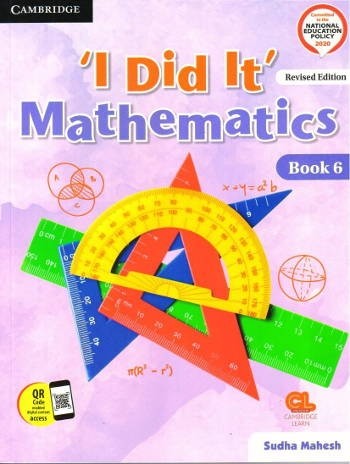 Cambridge I Did It Mathematics Coursebook 6