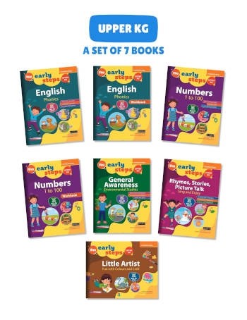 Viva Early Steps Preschool Kit For Upper KG Set of 7 Books