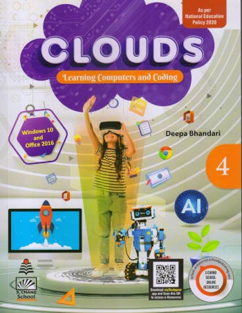 S.Chand Clouds Learning Computers and Coding Book 4