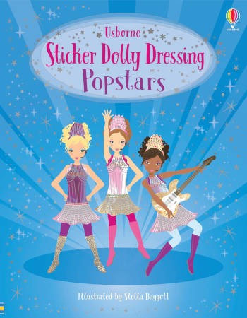 Usborne Sticker Dolly Dressing Popstars