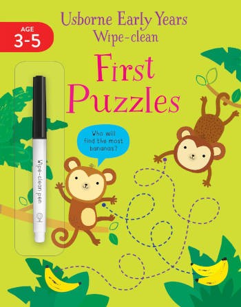 Usborne Early Years Wipe-Clean First Puzzles