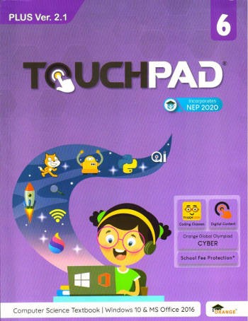 Orange Touchpad Computer Science Textbook 6 (Plus Ver.2.1)