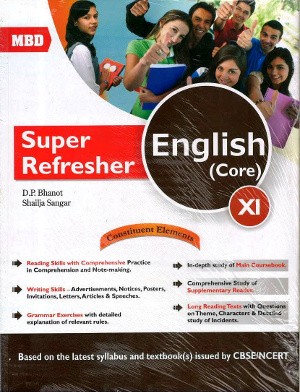 MBD Super Refresher English Core Class 11