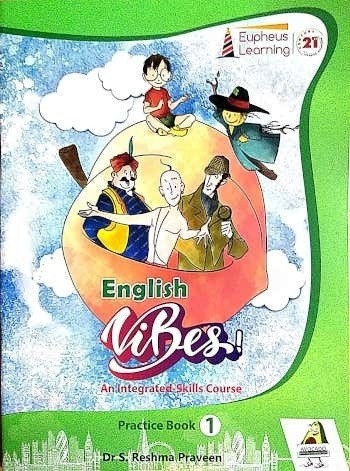 Eupheus Learning English Vibes Practice Book Class 1