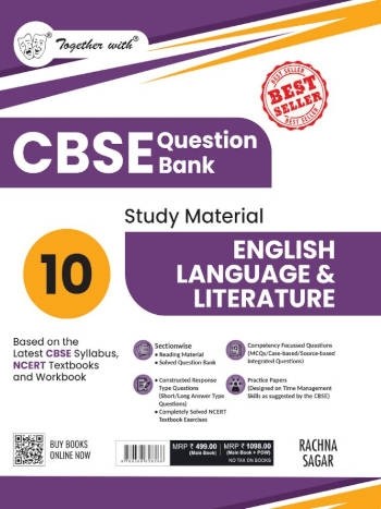 Together With CBSE Class 10 English Language & Literature Question Bank/Study Material Exam 2026