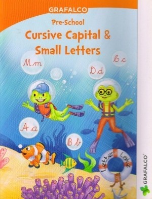 Grafalco Pre-School Cursive Capital & Small Letters