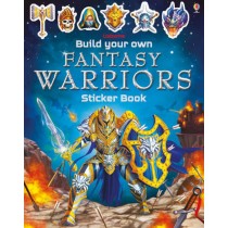 Usborne Build Your Own Fantasy Warriors Sticker Book
