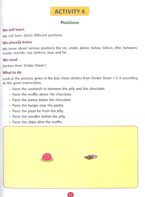 Viva Start Up Maths Lab Activity For Class 1 Content 1
