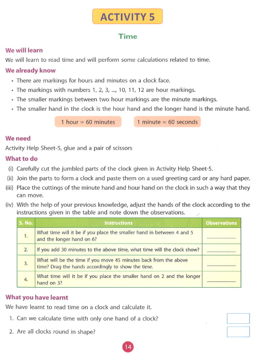 Viva Start Up Maths Lab Activity For Class 3 - content 1
