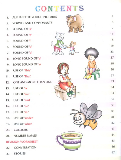 Stepping Stone In English Pre-Primer content