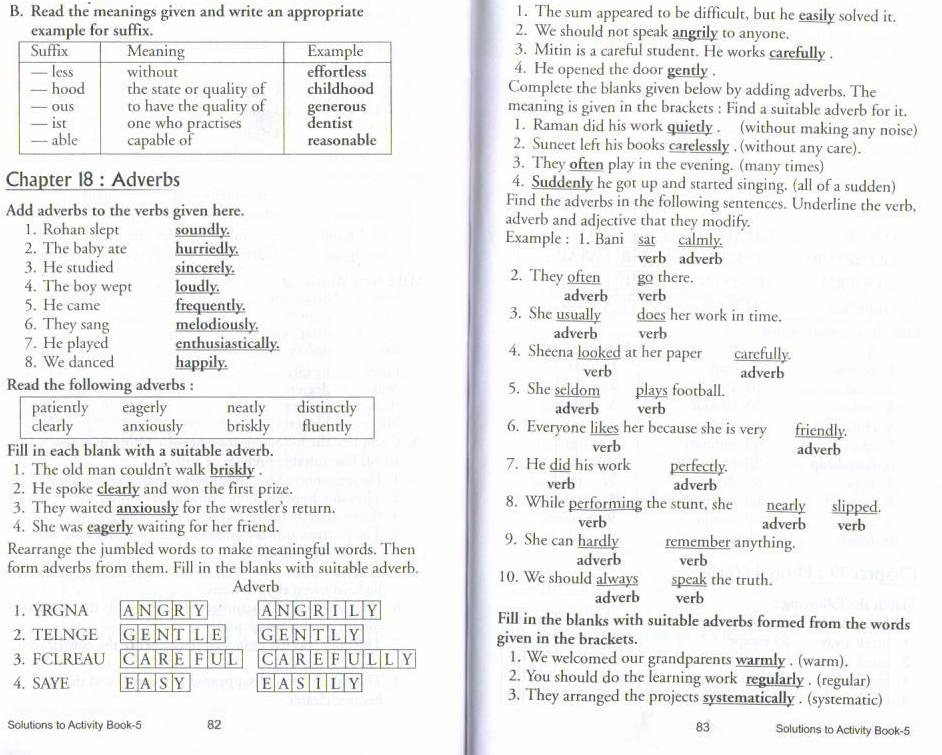 Prachi New Edgeways Complete Solution Book 5