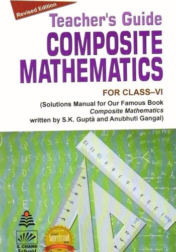 S chand Composite Mathematics Solution Book For Class 6