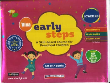 Viva Early Steps Preschool Kit For Lower KG Set of 7 Books
