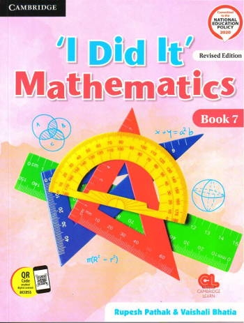 Cambridge I Did It Mathematics Coursebook 7