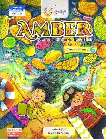 Indiannica Learning Amber English Coursebook 6