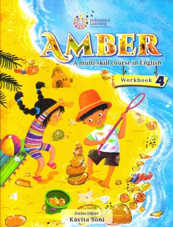 Indiannica Learning Amber English Workbook 4