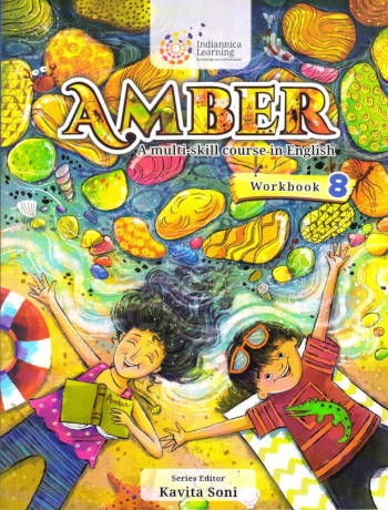 Indiannica Learning Amber English Workbook 8