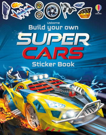 Usborne Build Your Own Supercars Sticker Book