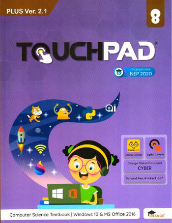Orange Touchpad Computer Science Textbook 8 (Plus Ver.2.1)
