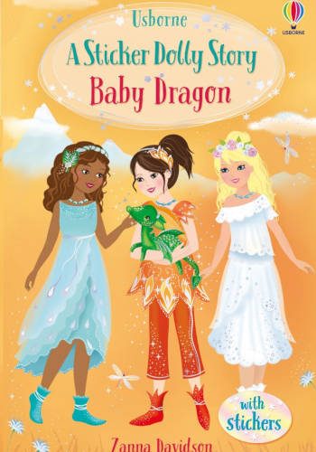 Usborne A Sticker Dolly Story Baby Dragon