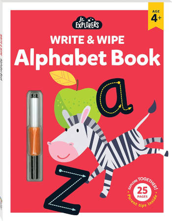 Hinkler Jr. Explorers Write and Wipe Alphabet Book