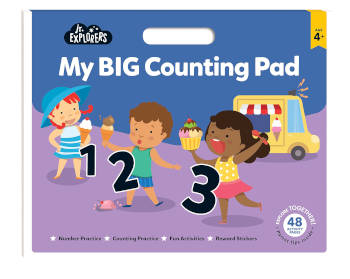 Hinkler Jr. Explorers My Big Counting Pad