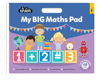 Hinkler Jr. Explorers My Big Maths Pad