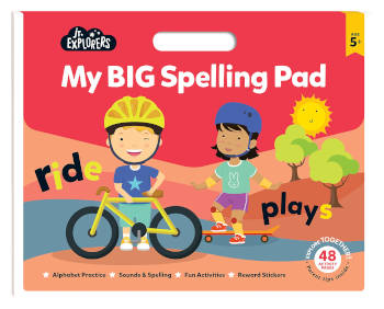 Hinkler Jr. Explorers My Big Spelling Pad