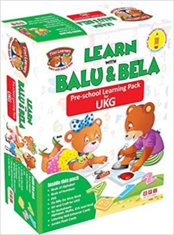 S.Chand Learn with Balu and Bela Pre-school Learning Pack for UKG