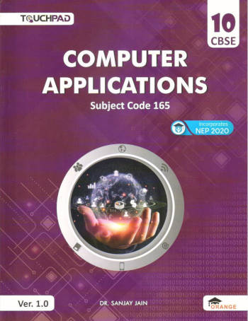 Orange Touchpad Computer Applications Class 10