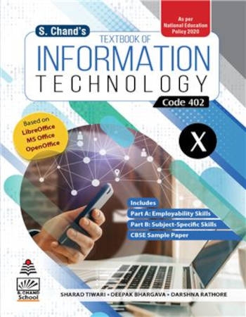 S.Chand Textbook of Information Technology Class 10 (Code 402)