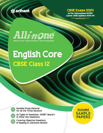Arihant All in One English Core Class 12 For CBSE Exams 2024