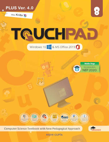 Orange Touchpad Computer Science Textbook 8 (Plus Ver.4.0)