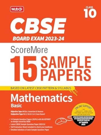 MTG CBSE Sample Papers Mathematics Class 10