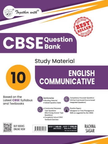 Together With CBSE Class 10 English Communicative Question Bank/Study Material Exam 2026