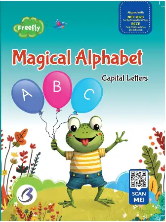 Freefly Magical Alphabet Capital Letters Writing Practice Book for Nursery Class | Capital Letters Practice book | Freefly series | Bookorama Education