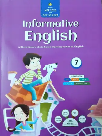 Anshu Prakashan Informative English Textbook for Class 7