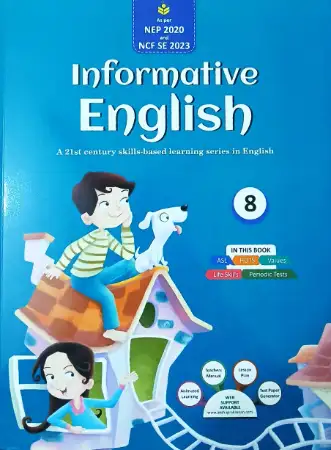 Anshu Prakashan Informative English Textbook for Class 8