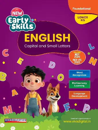 Viva Early Skills English Capital and Small Letters Lower K.G