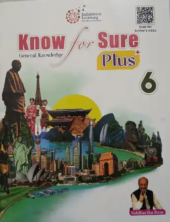 Indiannica Learning Know For Sure General Knowledge Class 6 (Latest Edition)