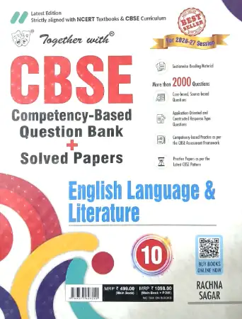 Rachna Sagar Together With CBSE Class 10 English Language & Literature Competency-Based Question Bank/Solved Papers 2026